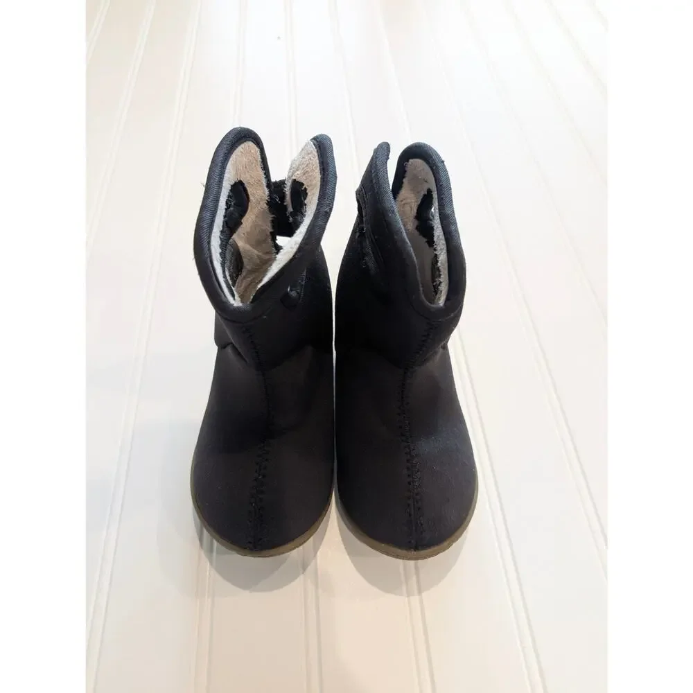Bogs Infant/Toddler 7 Black Winter Boots